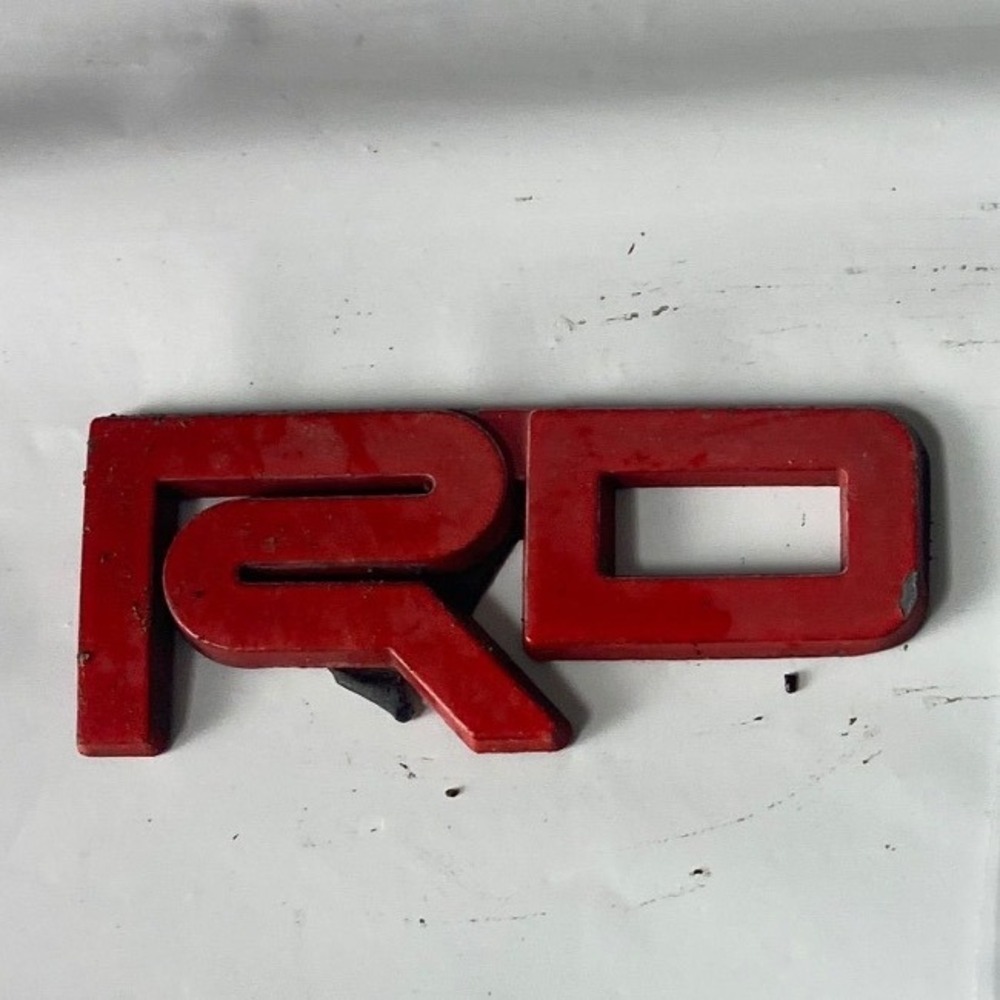 OEM‎ Toyota Red Metal TRD Emblem